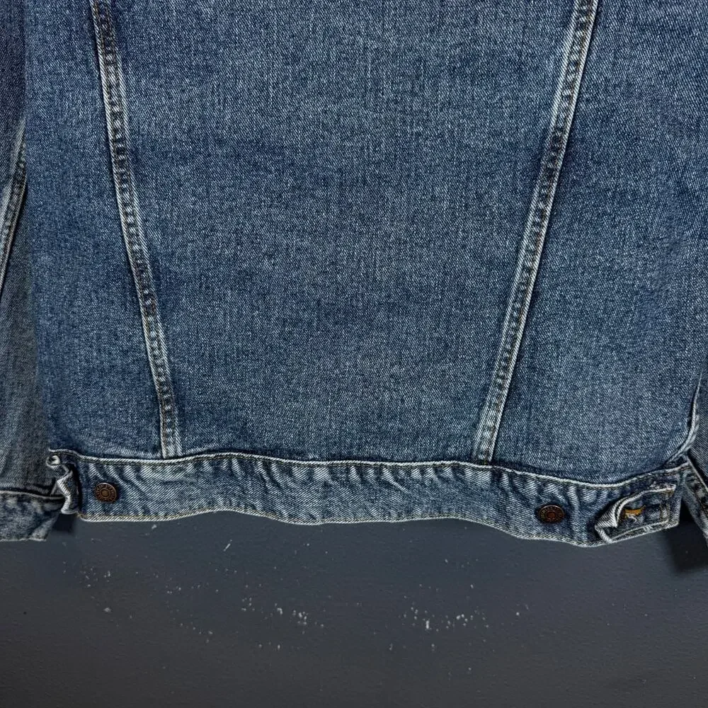 Levi’s M men’s blue denim vintage jacket bomber 90’s